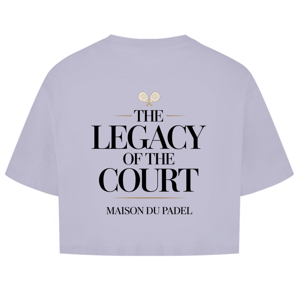 Damen Oversize Crop Top "The Legacy of the Court"
