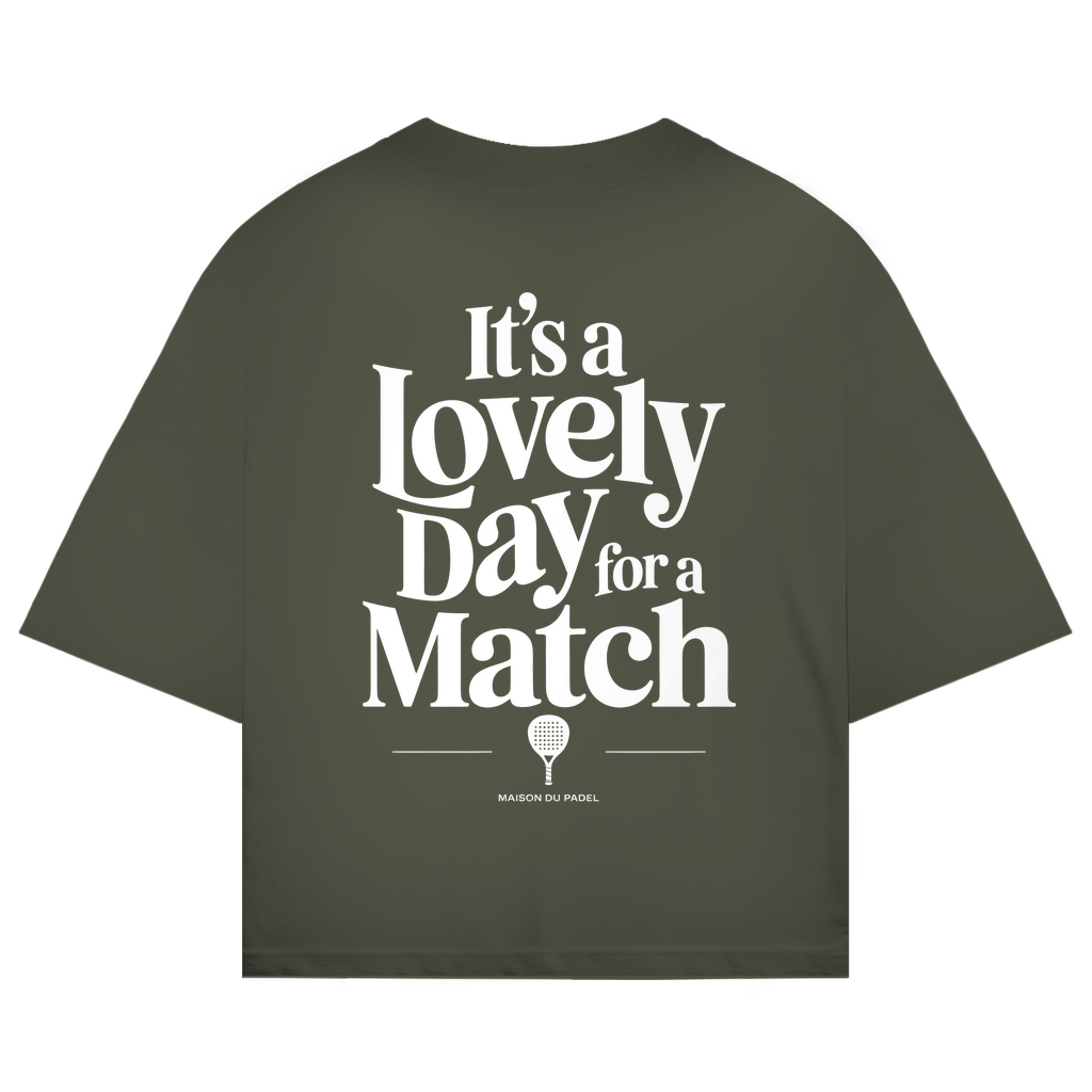 Maison du Padel – Lovely Day Backprint Oversized Tee