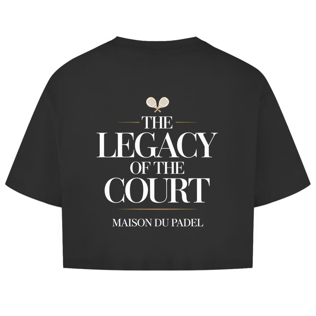Damen Oversize Crop Top "The Legacy of the Court"
