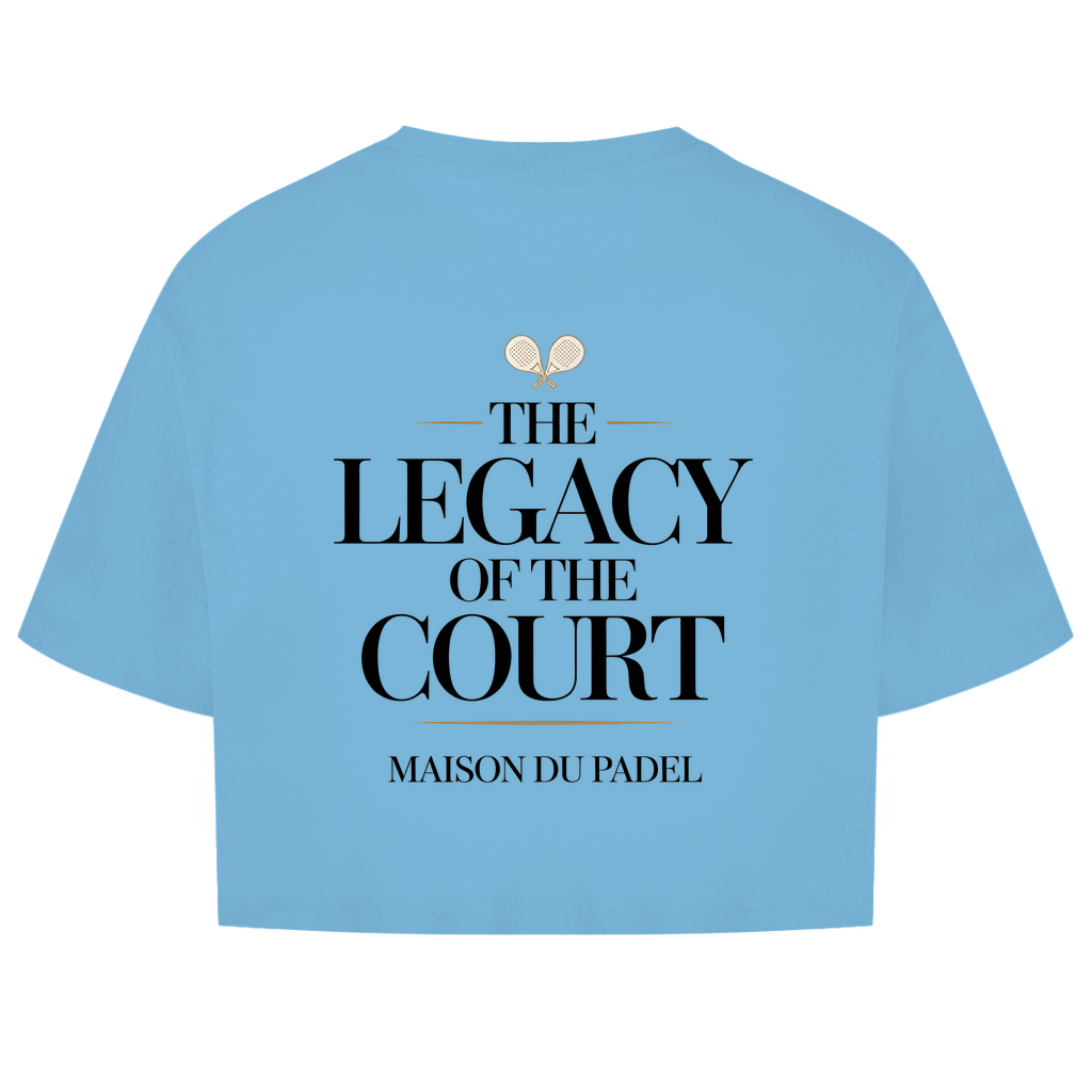 Damen Oversize Crop Top "The Legacy of the Court"