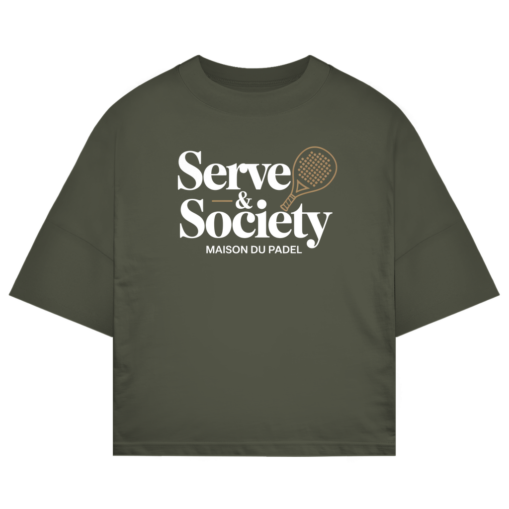 Maison du Padel – Serve & Society Classic Oversized Tee