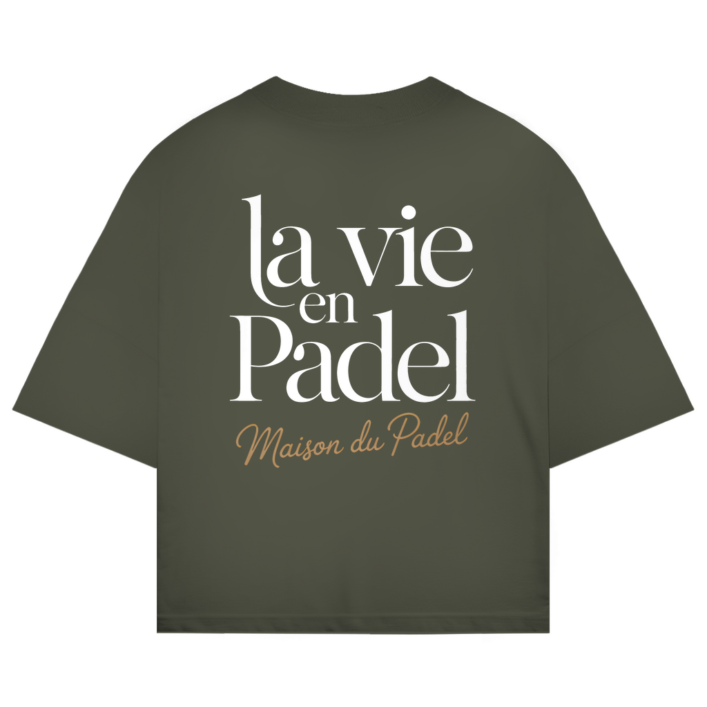 Maison du Padel - Oversize T-Shirt „La Vie en Padel“