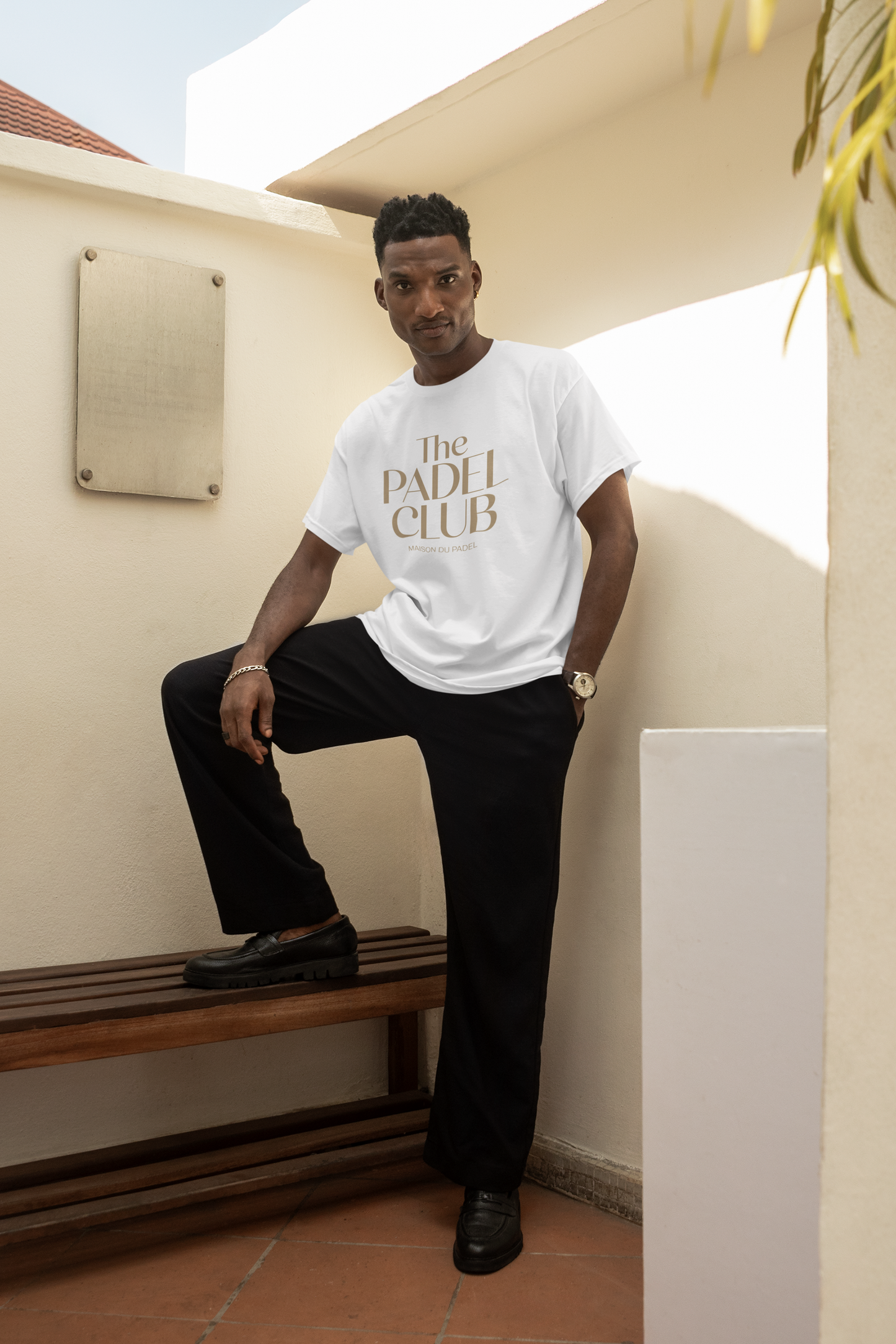 Maison du Padel – The Padel Club Golden Oversized Tee