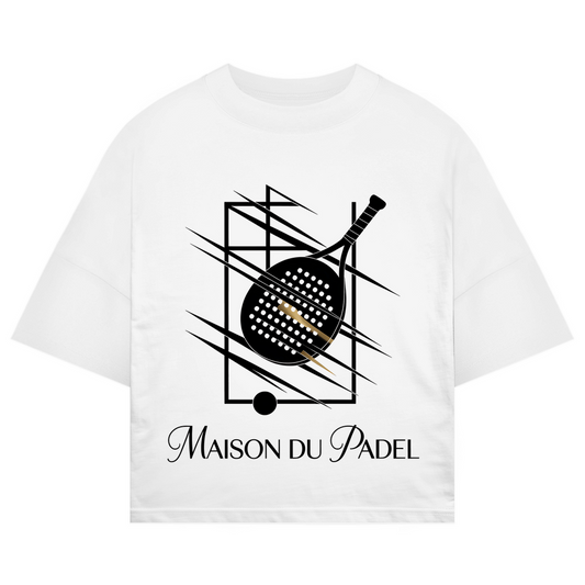 Oversize T-Shirt „Padel Racket Lines“
