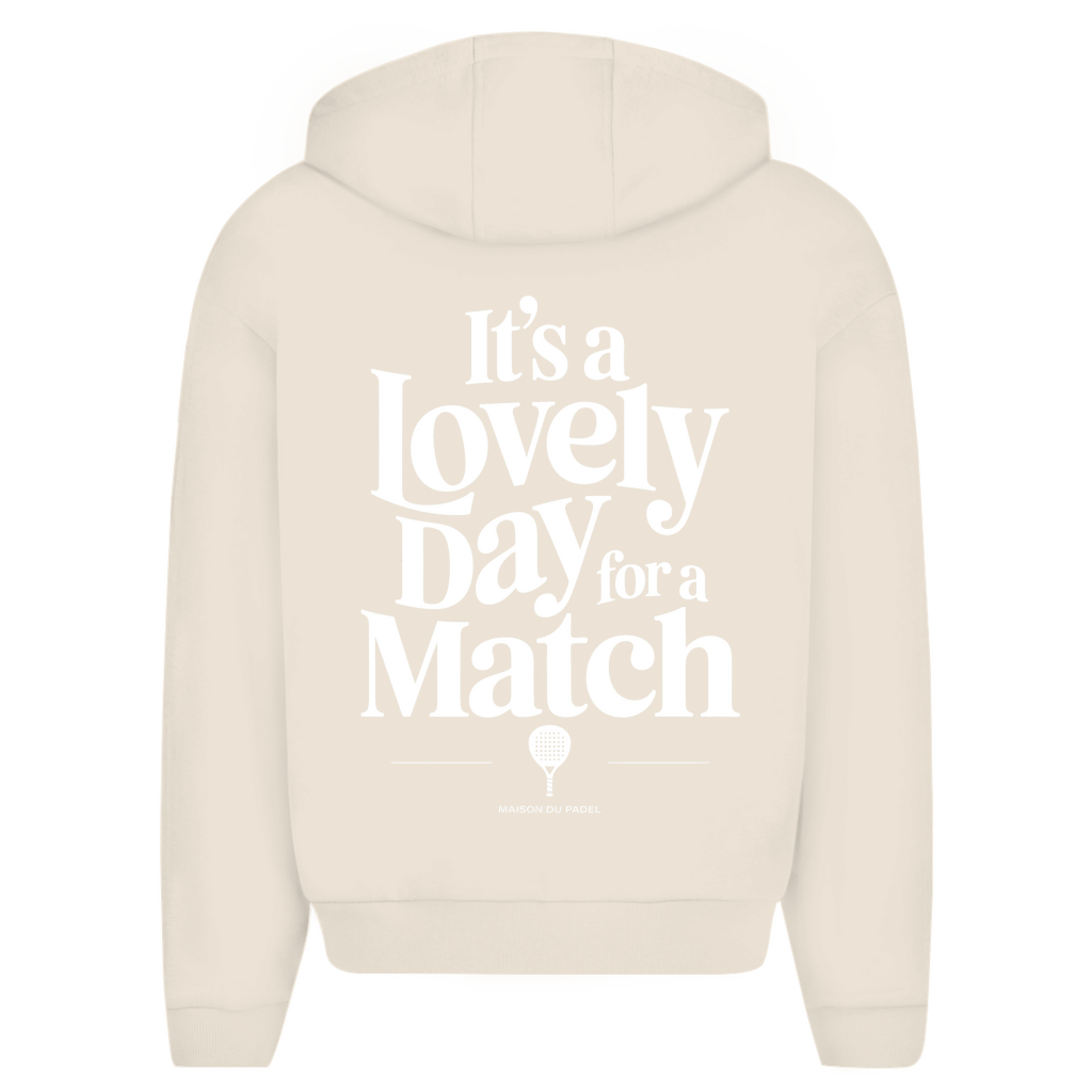 Maison du Padel – Lovely Day Oversized Zipper Hoodie