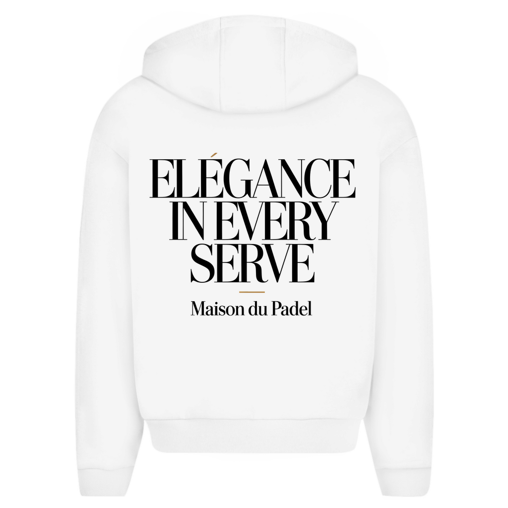 Maison du Padel – Elegance in Every Serve Oversized Hoodie backprint