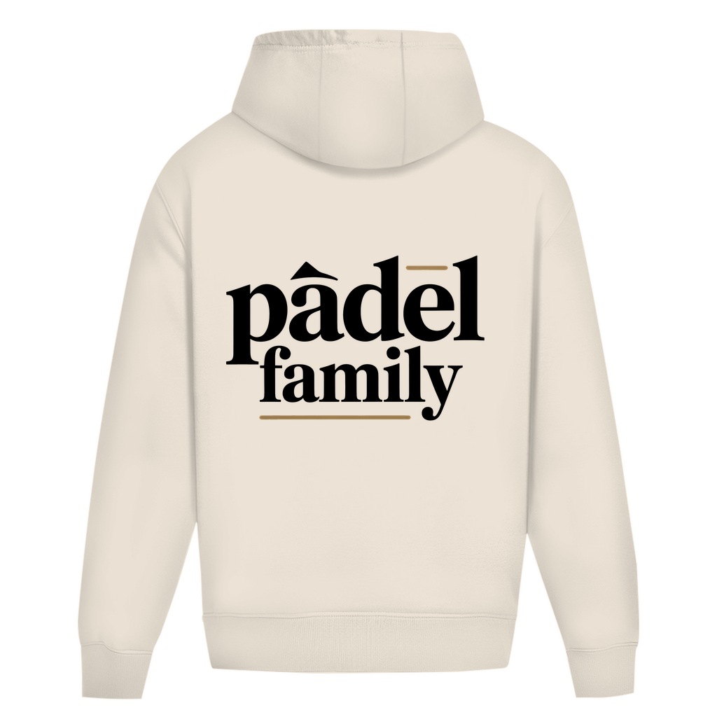 Oversize Hoodie Ohne Kordel "Padel Family"