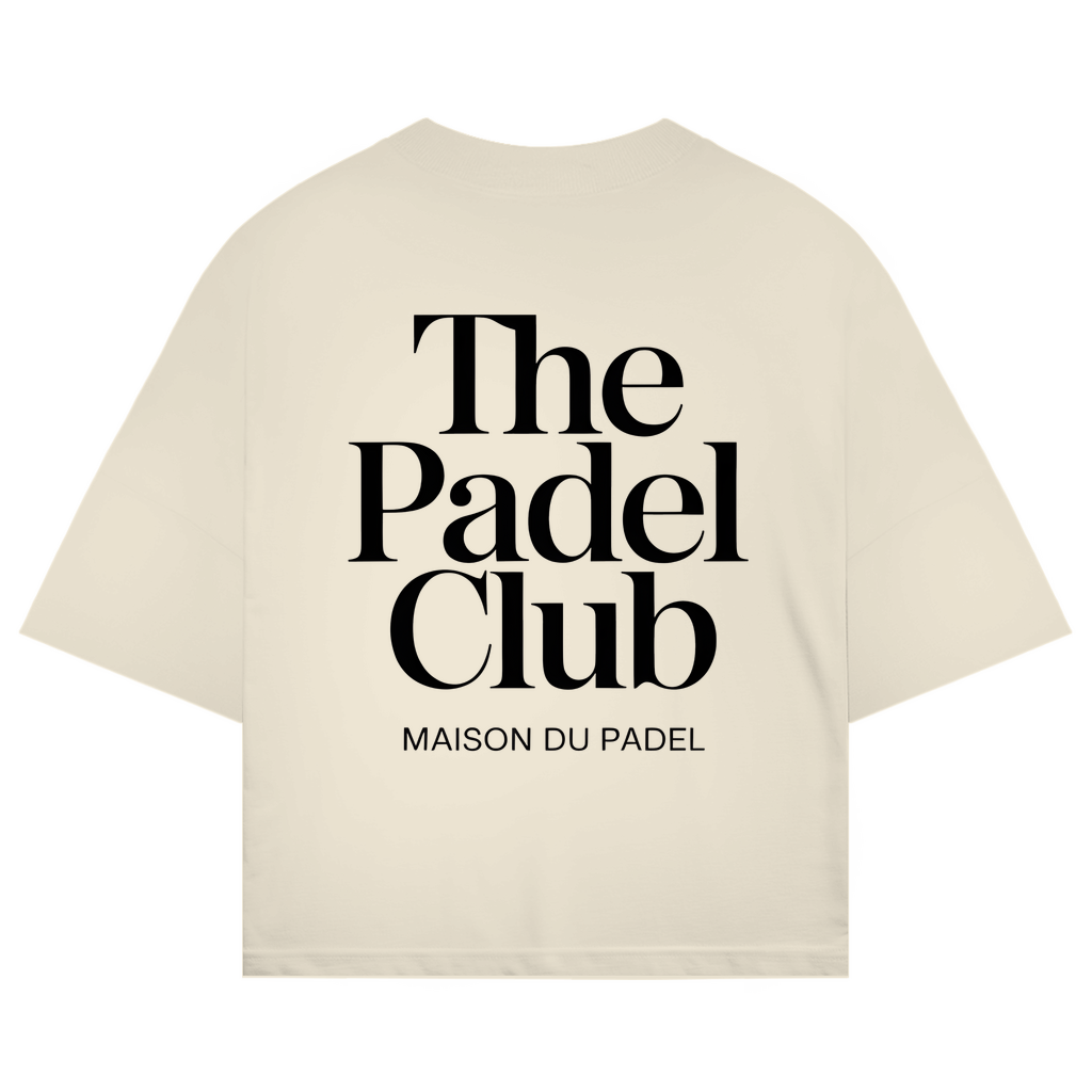 Maison du Padel – The Padel Club Statement Oversized Tee backprint