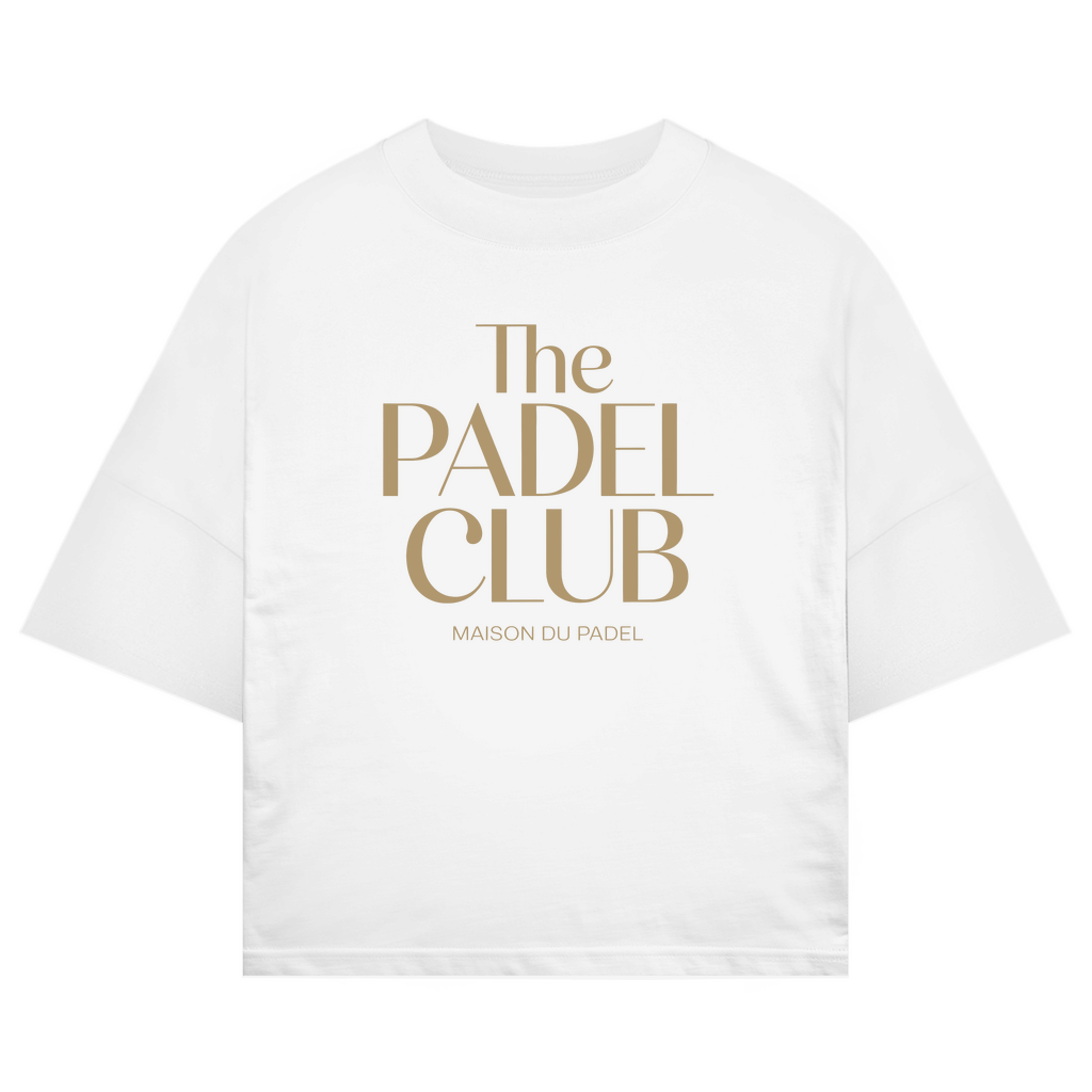 Maison du Padel – The Padel Club Golden Oversized Tee