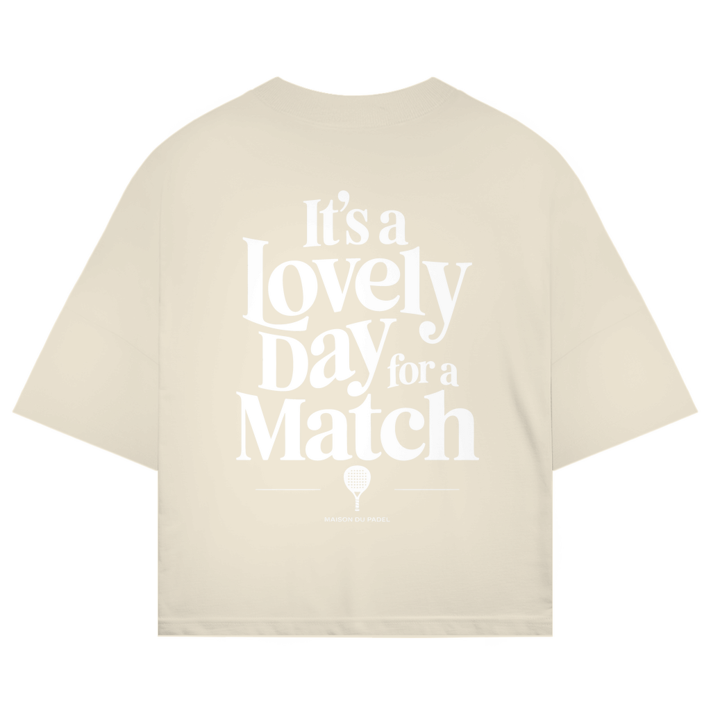 Maison du Padel – Lovely Day Backprint Oversized Tee