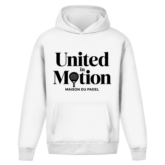 Oversize Hoodie Ohne Kordel "United in Motion"
