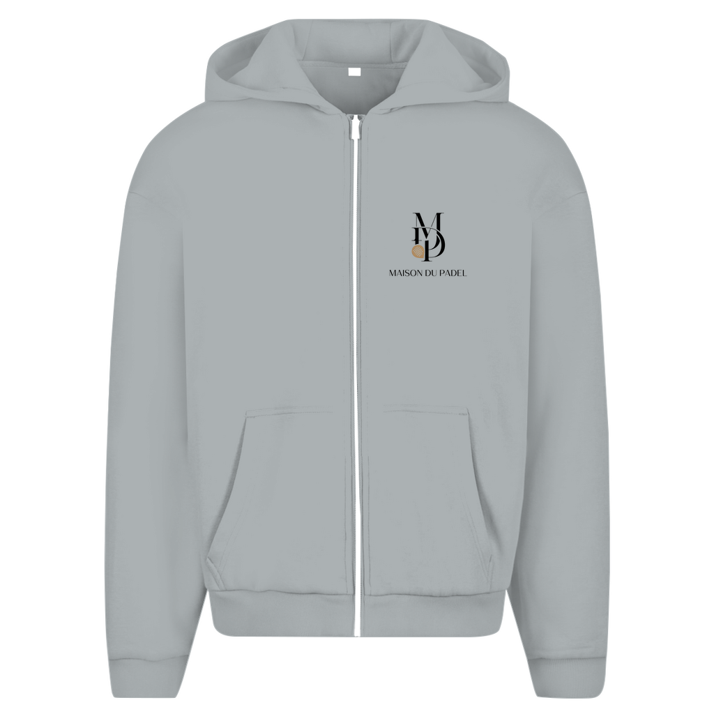 Herren Oversize Zipper Hoodie "Elegance in Every Serve"
