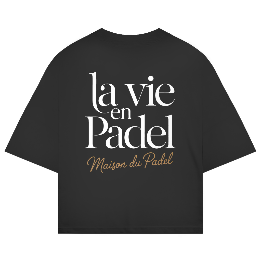 Maison du Padel - Oversize T-Shirt „La Vie en Padel“