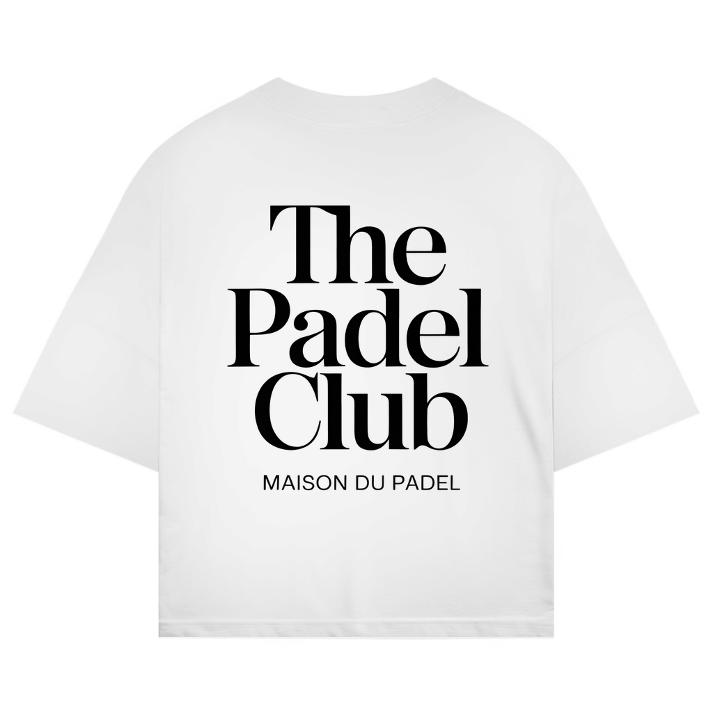 Maison du Padel – The Padel Club Statement Oversized Tee backprint