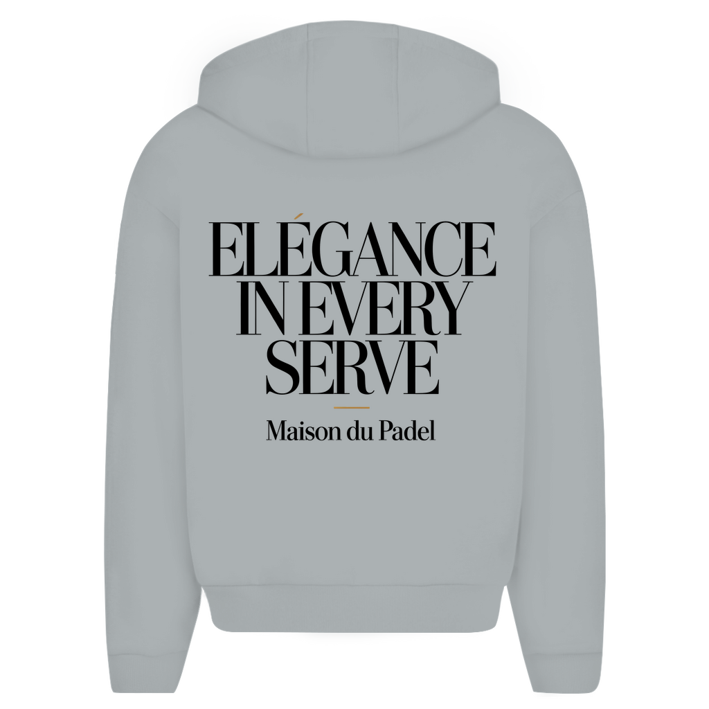 Maison du Padel – Elegance in Every Serve Oversized Hoodie backprint