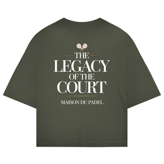 Maison du Padel – Oversize backprint The Legacy of the Court Tee