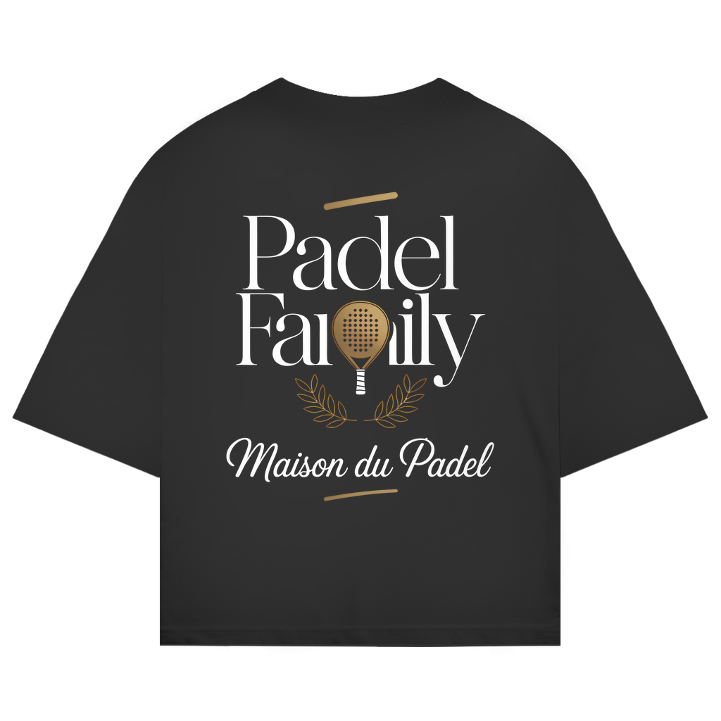 Maison du Padel – Oversize Atelier Tee Padel Family backprint