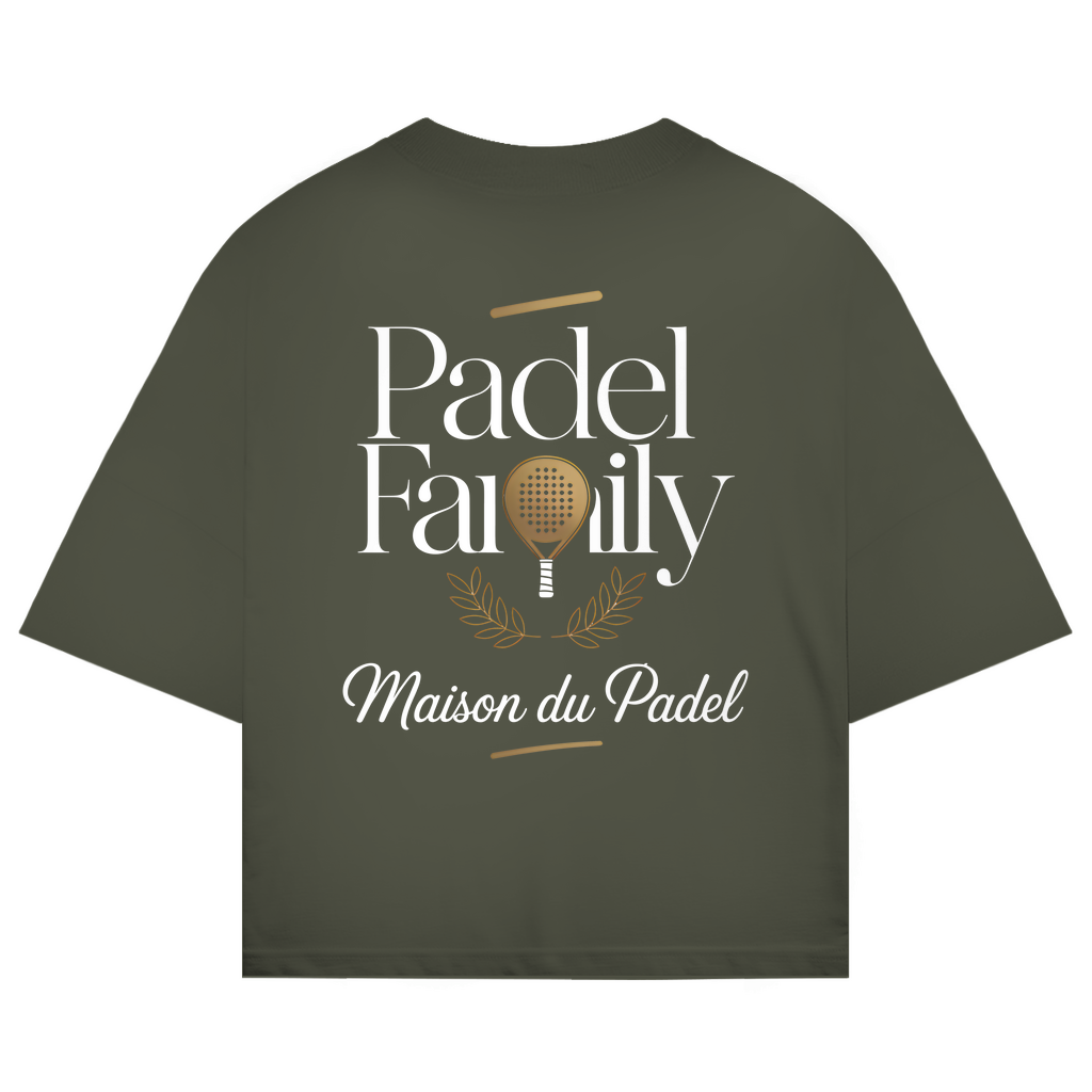 Maison du Padel – Oversize Atelier Tee Padel Family backprint