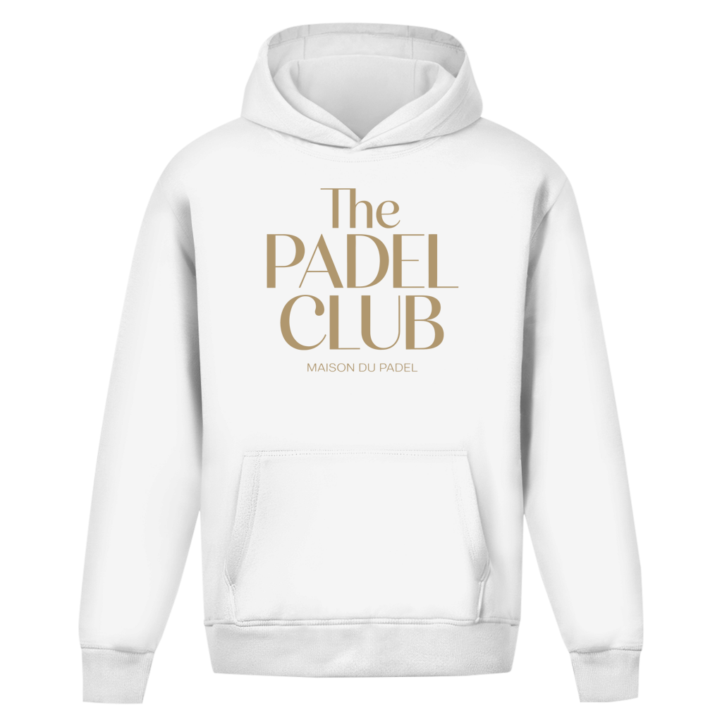 Maison du Padel – Oversize Hoodie Atelier Blanc Sans Cordon