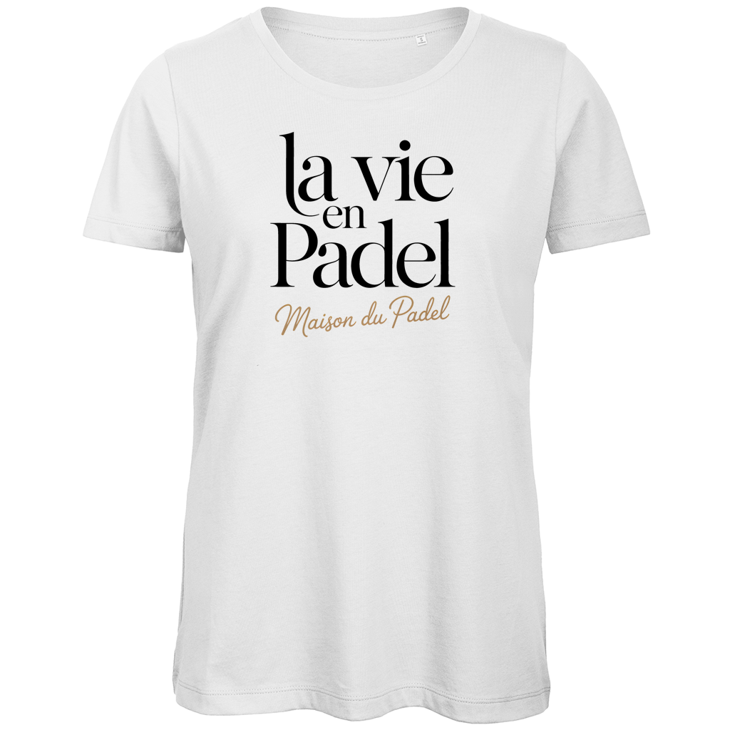 Maison du Padel – Damen Premium Tee La Vie en Padel