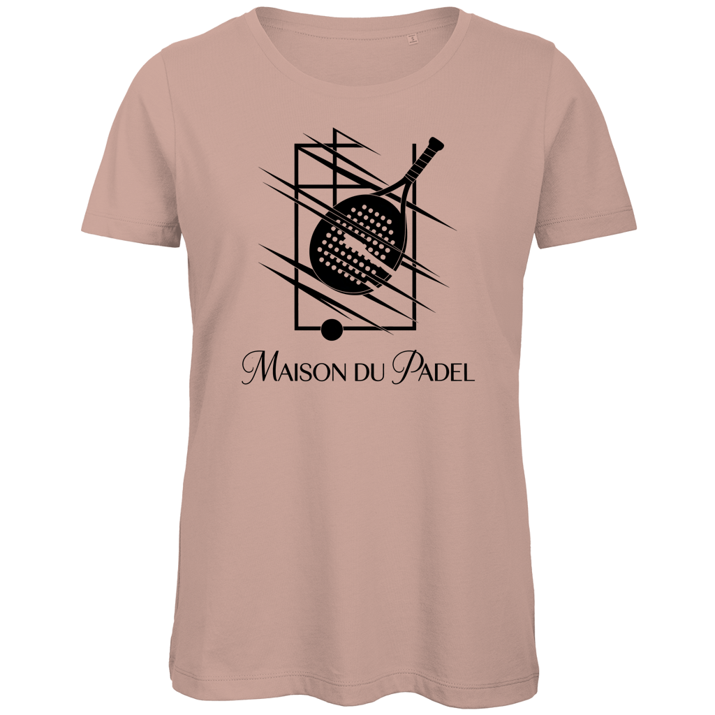 Maison du Padel – Damen Premium Tee Racket Lines