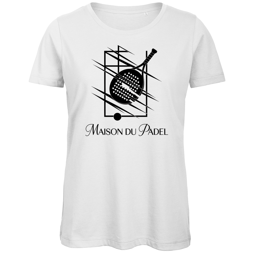 Maison du Padel – Damen Premium Tee Racket Lines