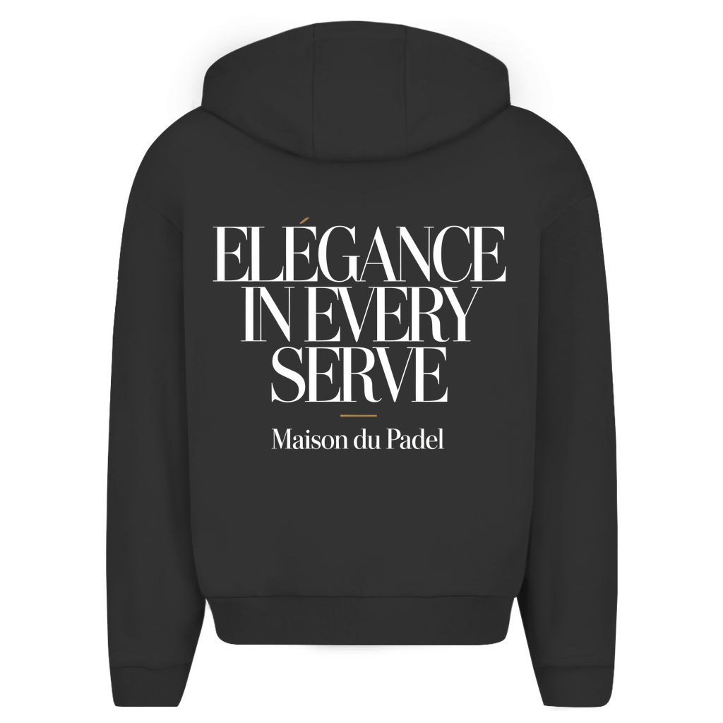 Maison du Padel – Elegance in Every Serve Oversized Hoodie backprint