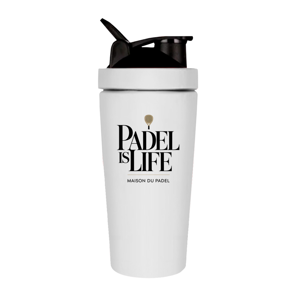 Fitness Shaker "Padel is Life Logo"