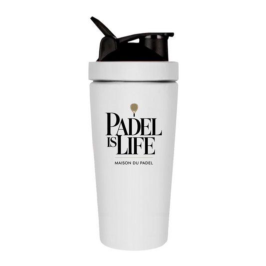 Fitness Shaker "Padel is Life Logo"