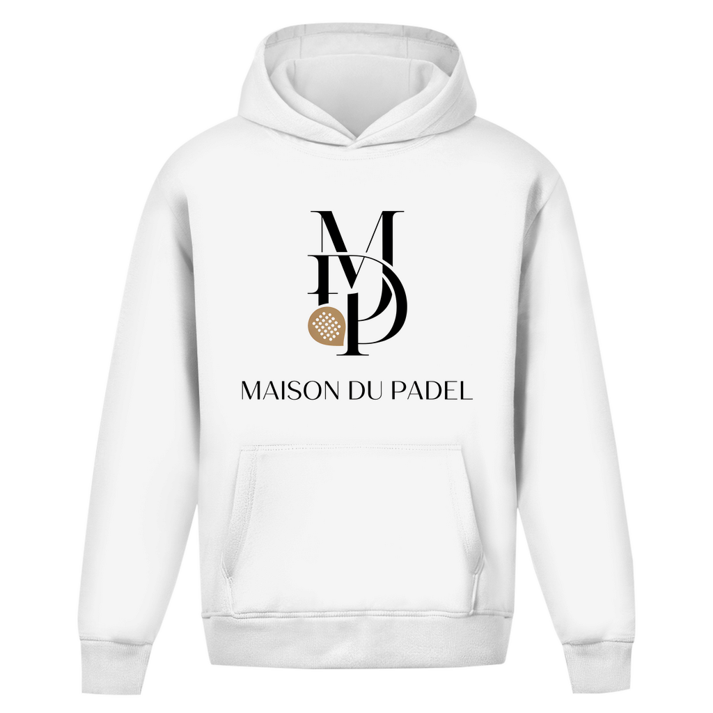 Oversize Hoodie Ohne Kordel "Maison du Padel" Logo