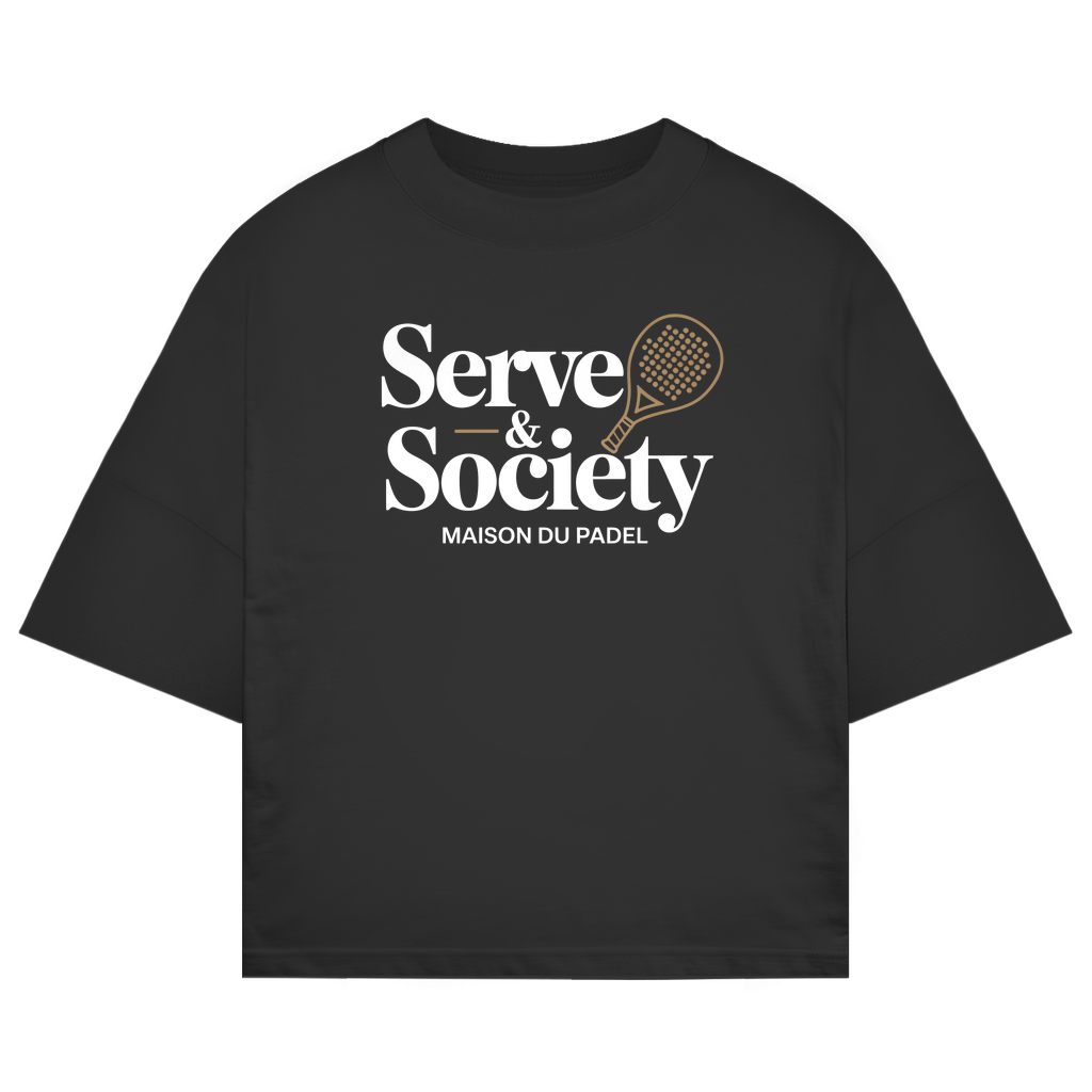 Maison du Padel – Serve & Society Classic Oversized Tee