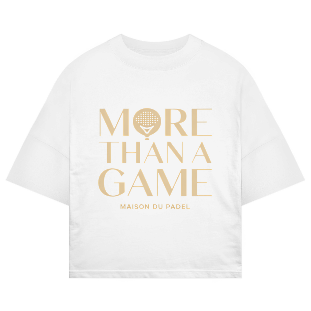 Oversize T-Shirt "More than a Game"