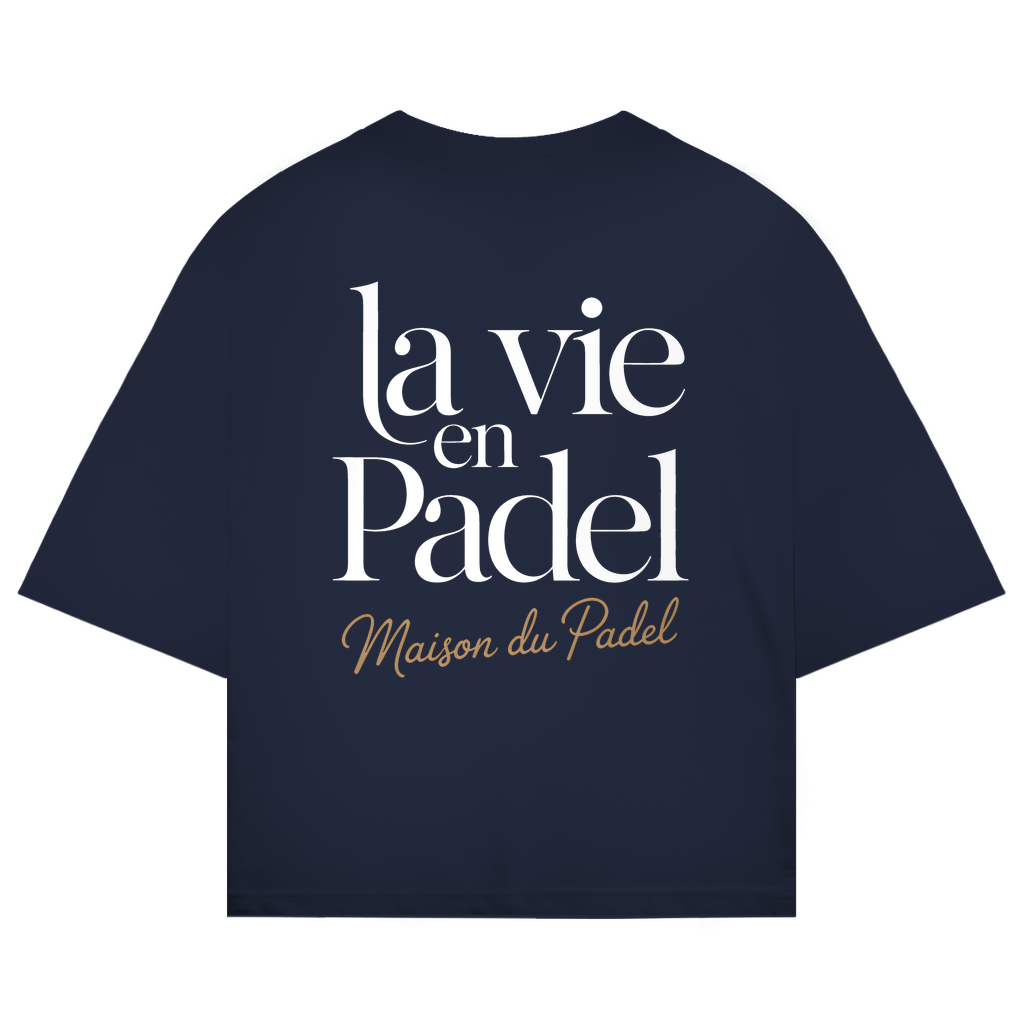 Maison du Padel - Oversize T-Shirt „La Vie en Padel“