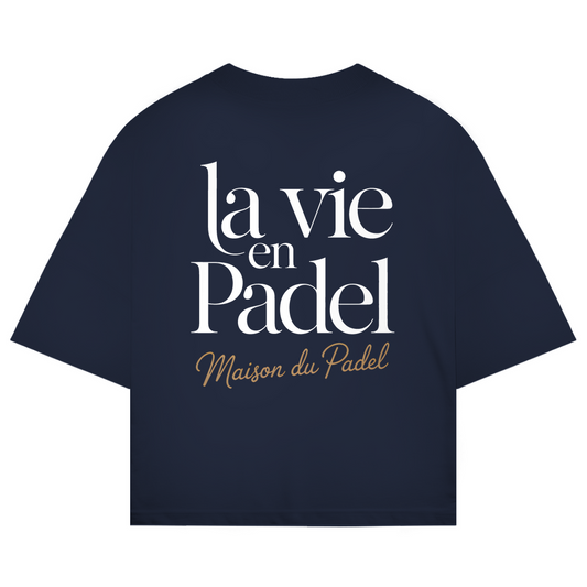 Maison du Padel - Oversize T-Shirt „La Vie en Padel“