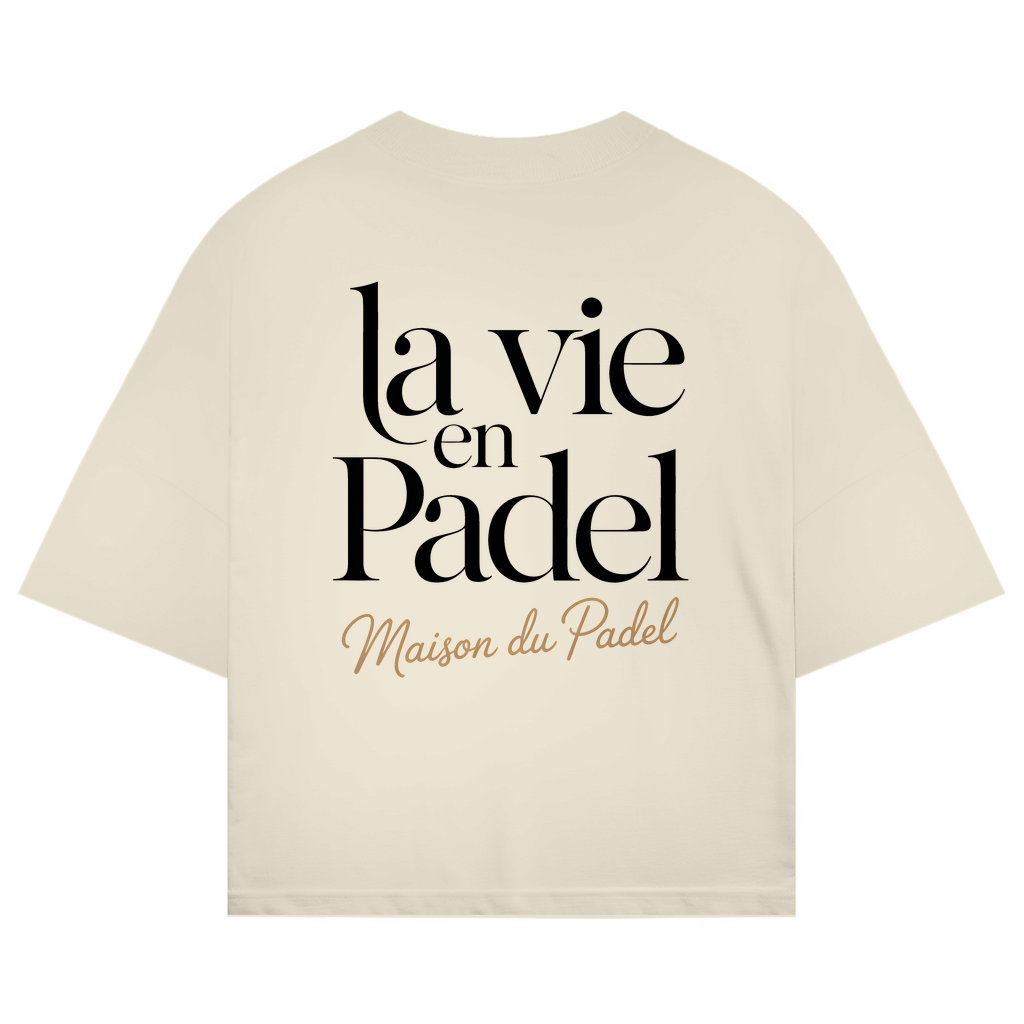 Maison du Padel - Oversize T-Shirt „La Vie en Padel“