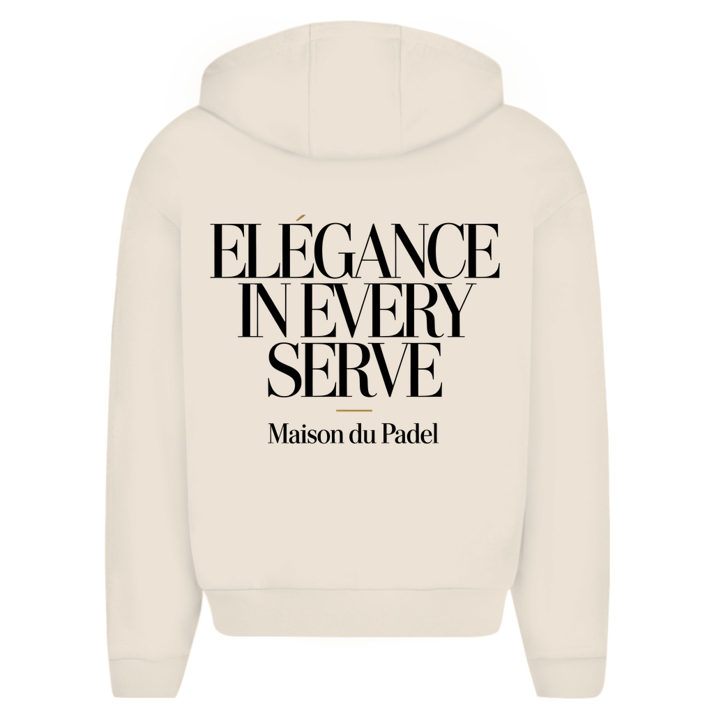 Maison du Padel – Elegance in Every Serve Oversized Hoodie backprint
