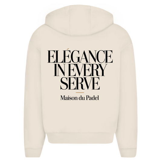 Maison du Padel – Elegance in Every Serve Oversized Hoodie backprint