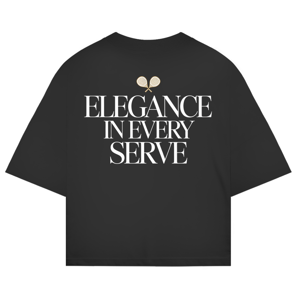 Oversize T-Shirt "Elegance in every Serve"