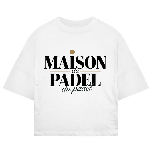 Oversize T-Shirt "Maison du Padel" Print Shirt