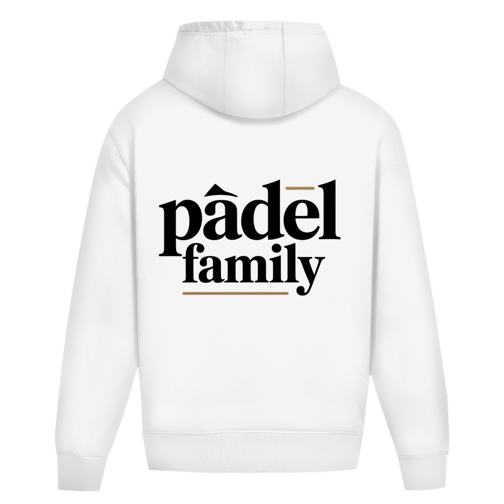 Oversize Hoodie Ohne Kordel "Padel Family"